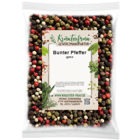 Bunter Pfeffer mit rosa Beeren, ganz - 95 g